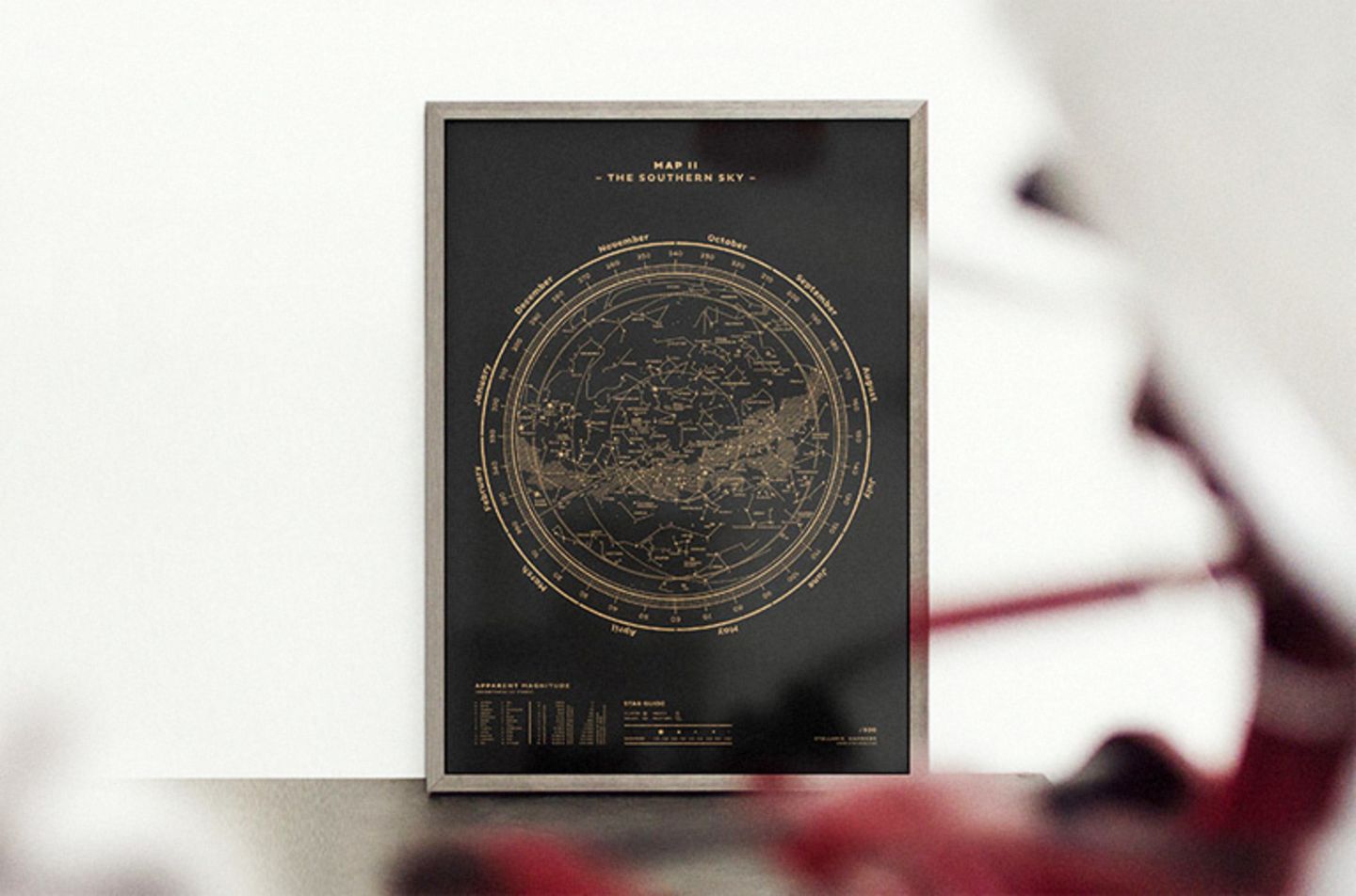 Sternenkarte als Kunstdruck: "Map" von Stellavie
