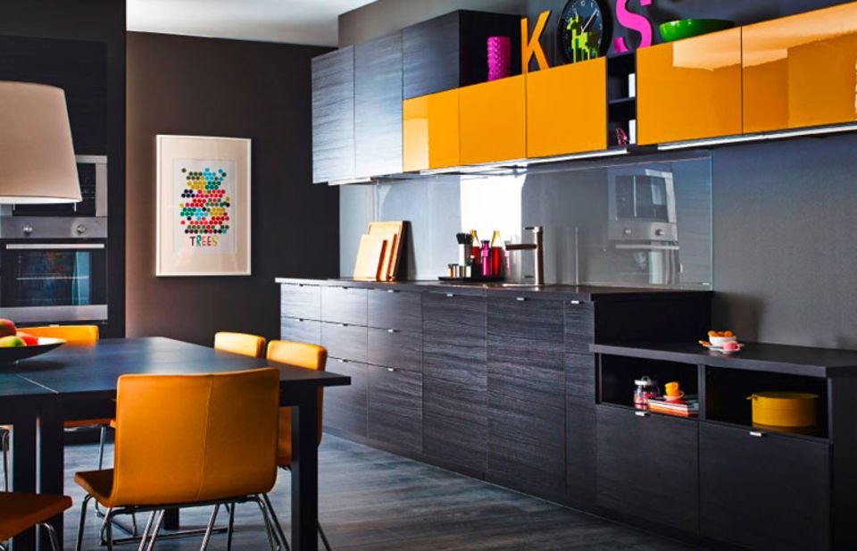 Spannende Farbkombi: Schwarz-Braun und Orange - Bild 19 - [SCHÖNER WOHNEN]