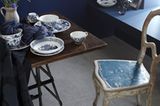 Geschirr mit blauem Dekor - Bild 6