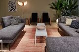 Grobe Textur: Vitras "Suita" Sofa mit Kvadrat-Bezug