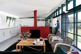 Wohnzimmer mit Veranda-Charakter