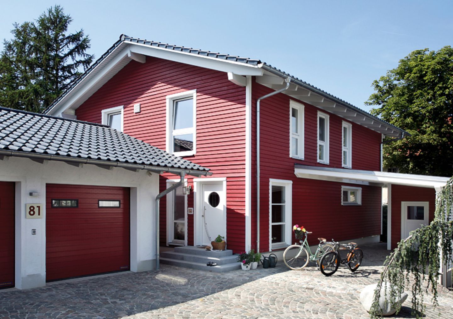 Haus in Schwedenrot