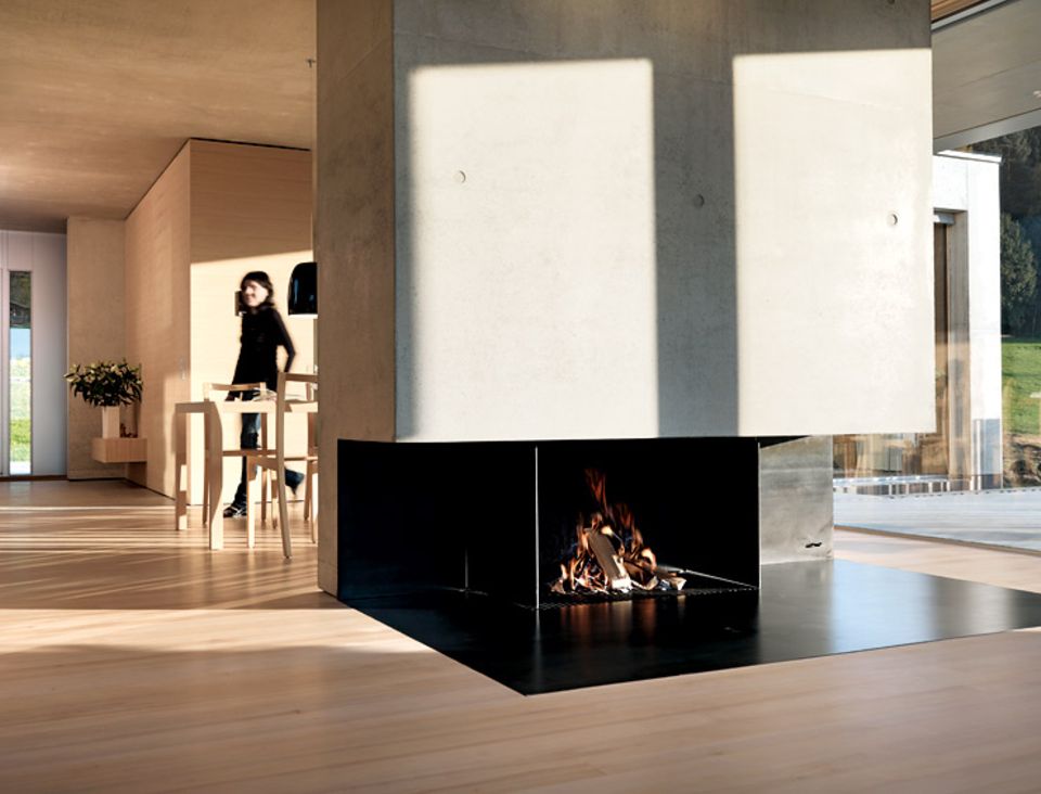 Architektenhäuser: Großzügiger Grundriss mit Kamin - Bild 5 - [SCHÖNER