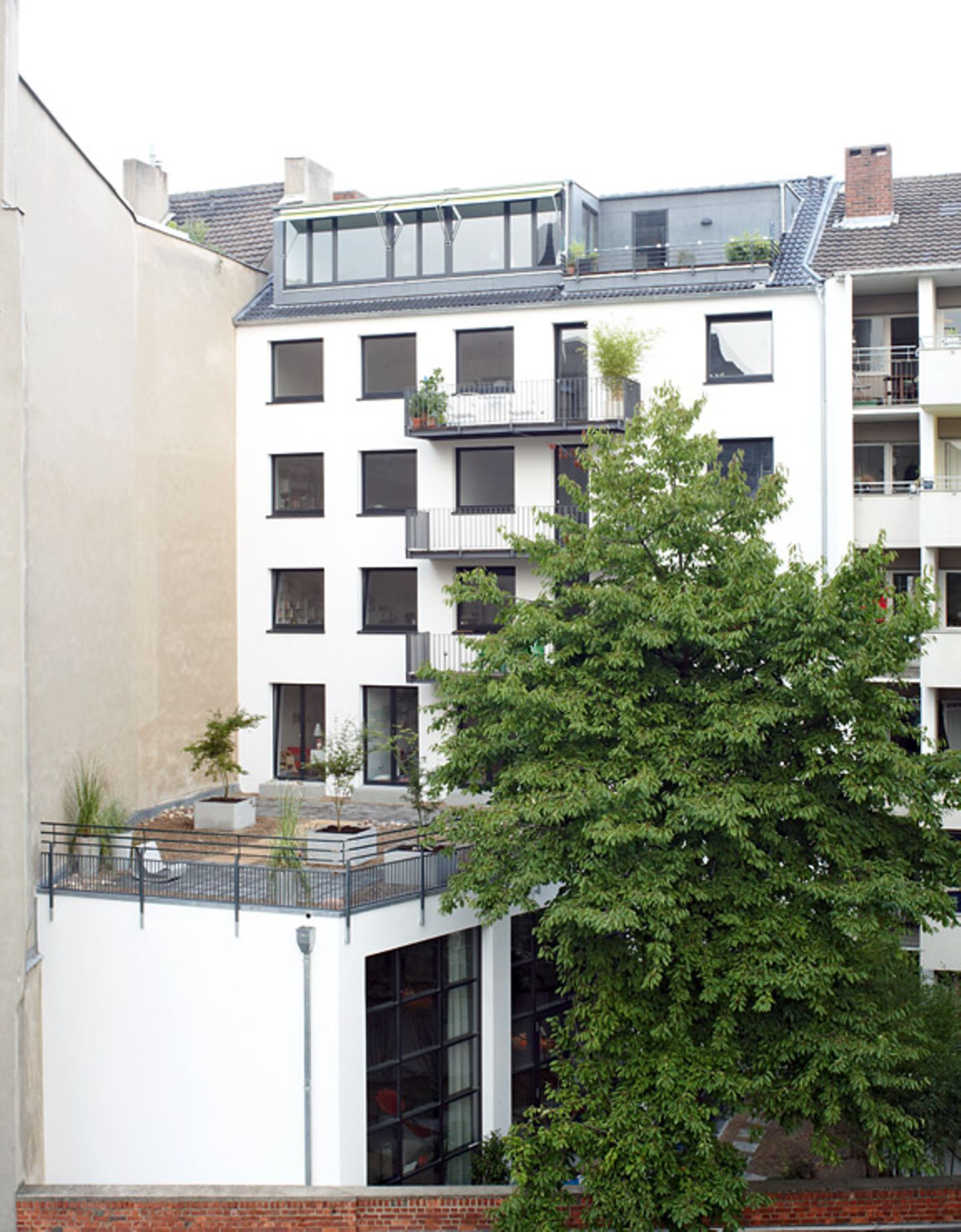 Ehemaliger Kirchenraum im Hinterhof