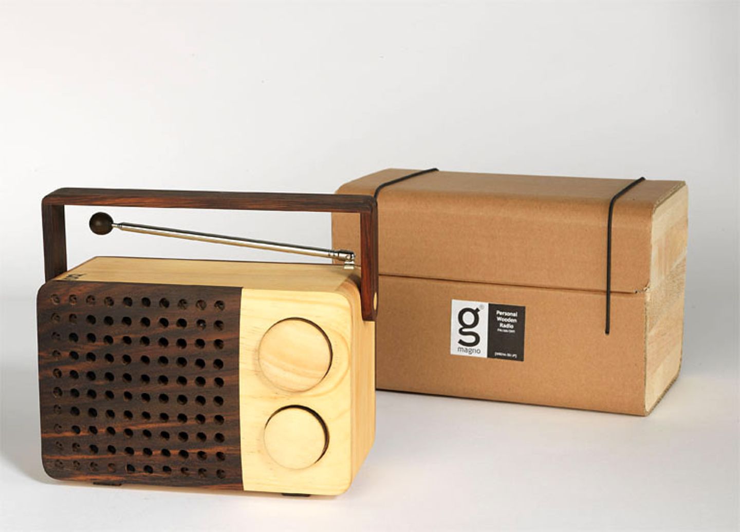 高価値】 ◇ magno wooden radio WR-01/2B 木のラジオ ◇