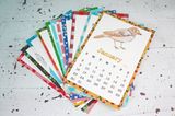 "Vintage Bird Calendar" von Jane Says