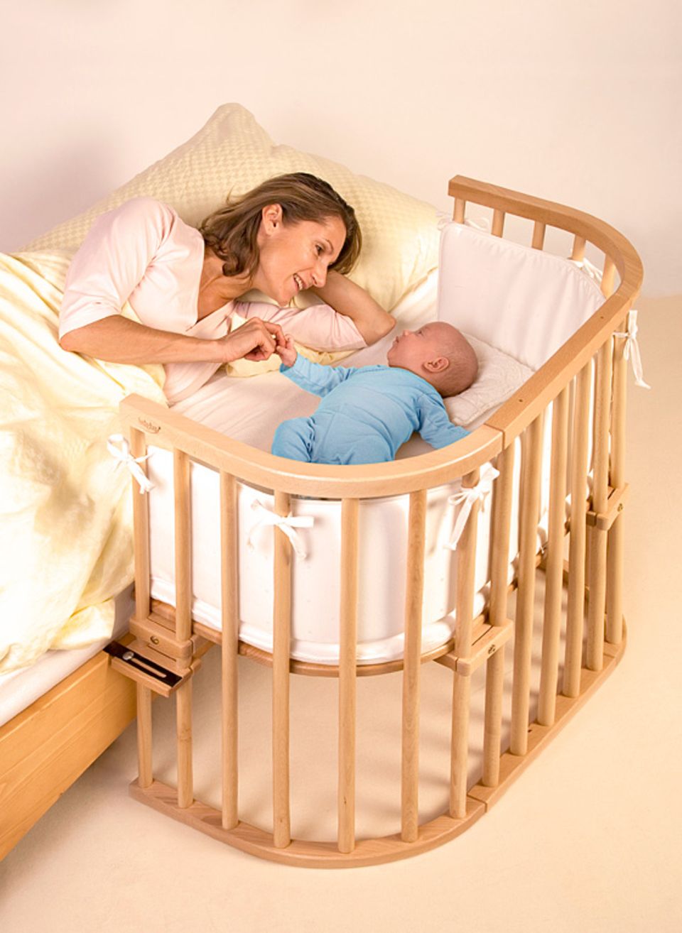 Приставные детские кроватки для новорожденных