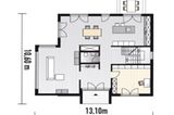 Planmaterial: Haus mit viel Tageslicht
