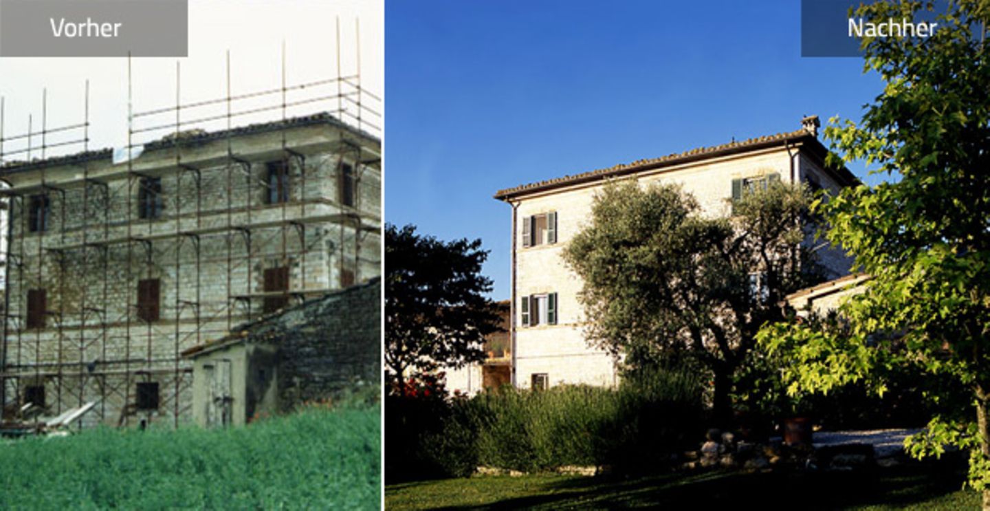 Vorher-Nachher: Landhausstil in Italien