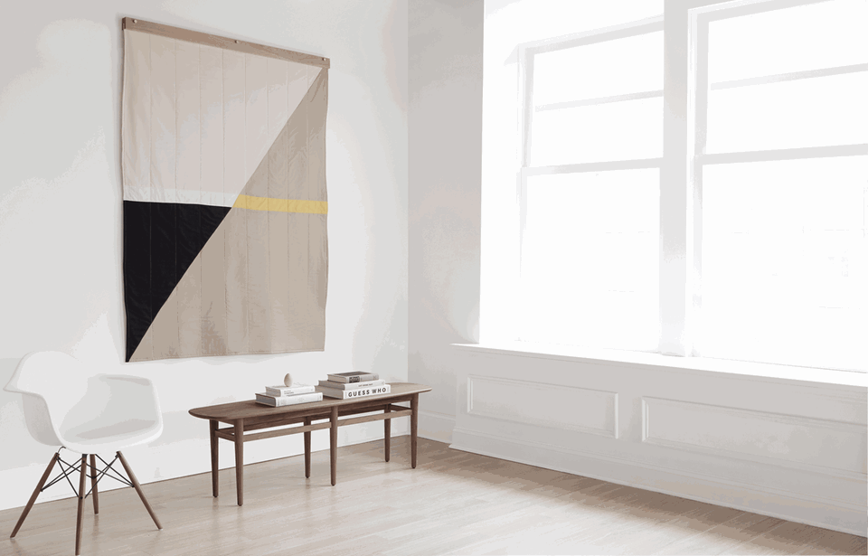Quilt als Wandbehang von Louise Gray Quilt als Wandbehang von Louise Gray