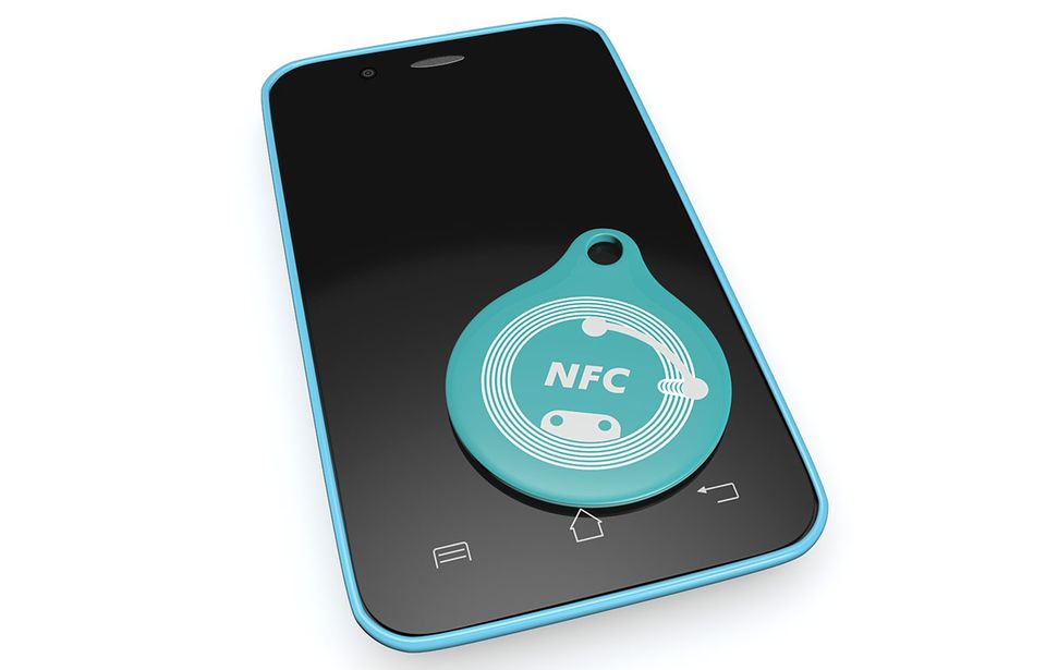 Smartphone mit NFC-Chip
