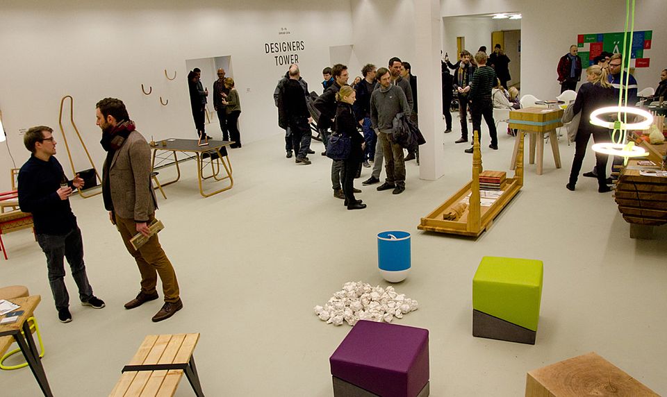 Designausstellung Passagen während der Möbelmesse imm cologne in Köln