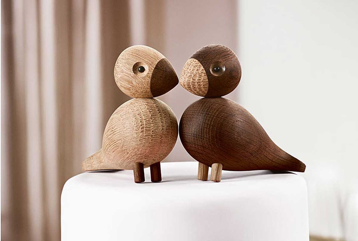 Holzvögel "Love Birds" von Kay Bojesen