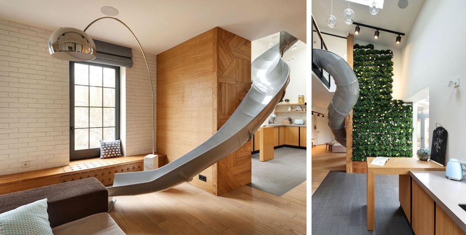 Indoor-Rutsche im Wohnzimmer - Bild 7 - [SCHÖNER WOHNEN]