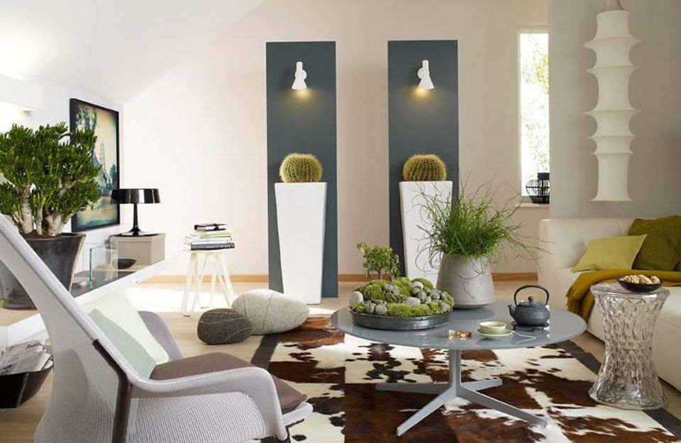 Das Wohnzimmer mit Pflanzen verschnern  Ideen & Tipps - [SCHNER WOHNEN]
