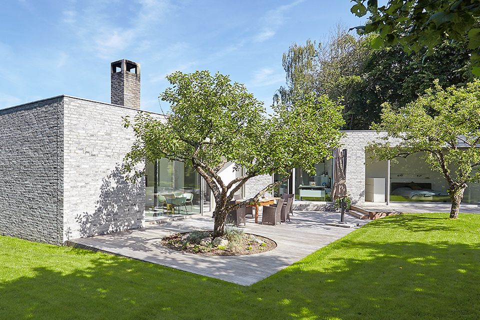 Bungalow aus dänischen Ziegeln