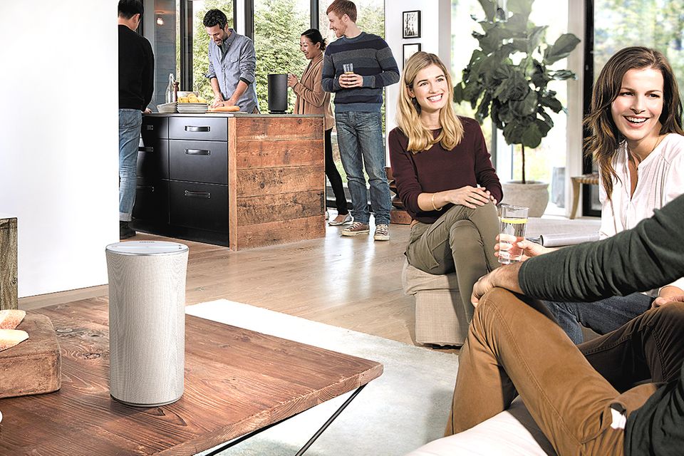 Wohnlich: Audio-System "WAM 1500" von Samsung Rund und wohnlich: Audio-System "R1" von Samsung
