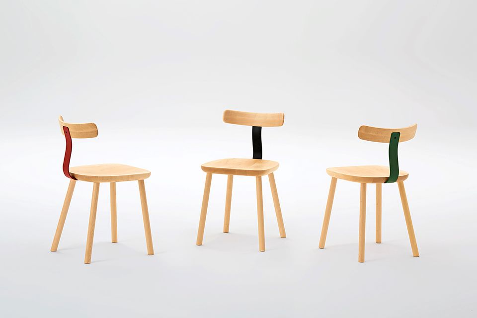 Stuhl "T-Chair" von Jasper Morrison für Maruni