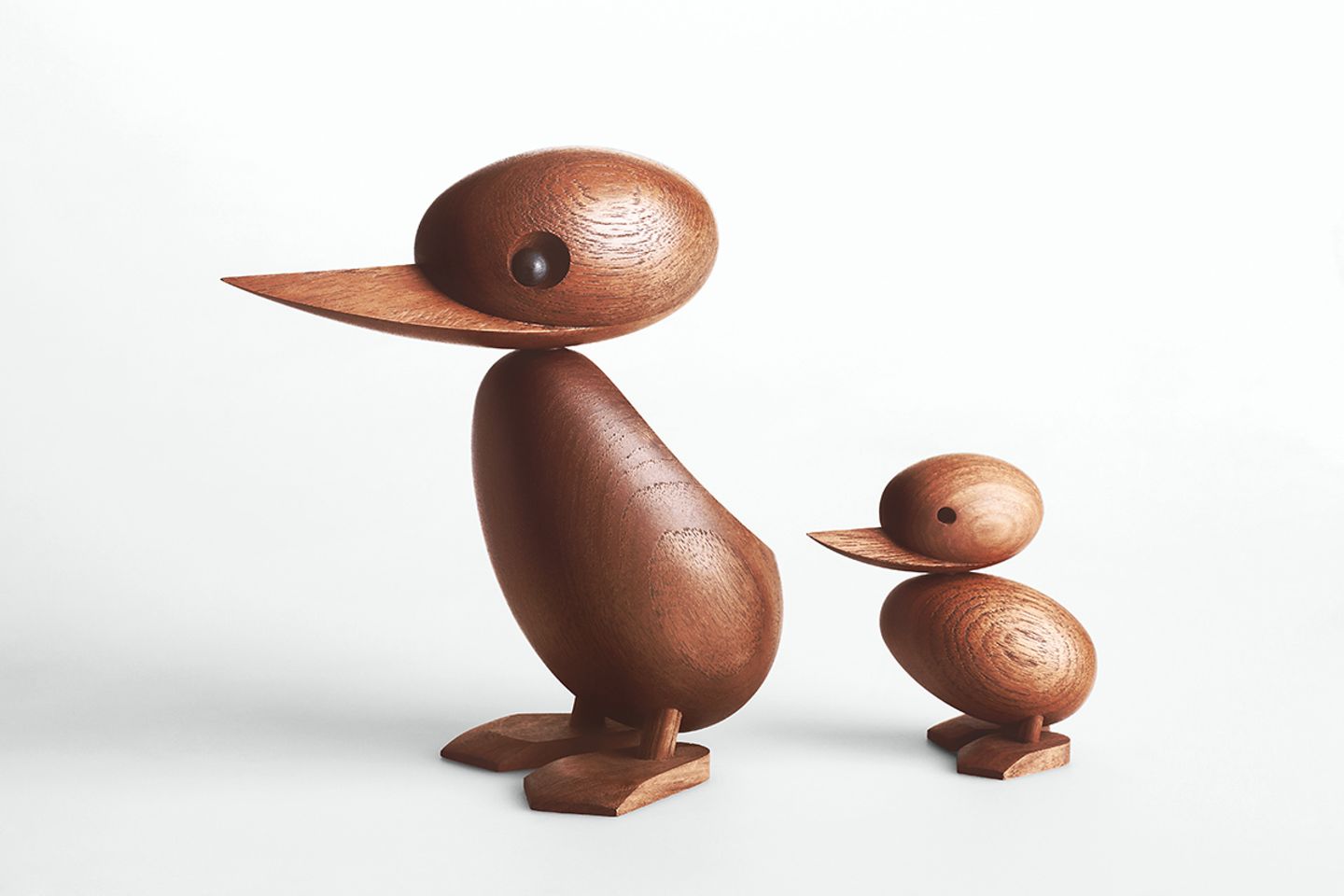 Holzenten Duck und Duckling von Hans Bølling für Architectmade