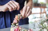 Blumenkranz binden: Schritt 5
