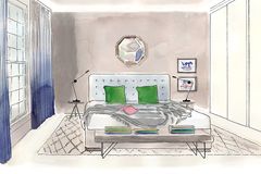 Wohntipps fürs Schlafzimmer: Illustration