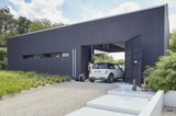 Architektenhaus: Ferienhaus aus Leichtbeton - Garage