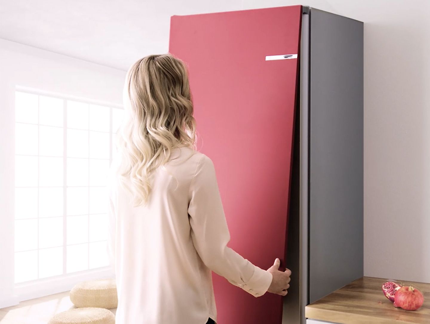 Die Küche wird bunt: Kühlschrank "Vario Style" von Bosch