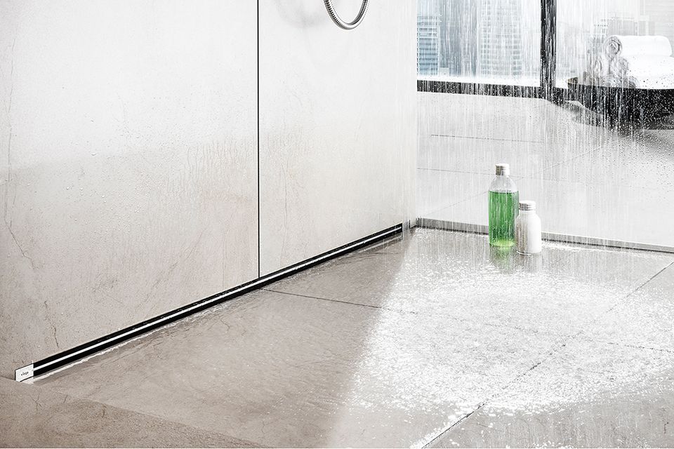 Duschablauf als Fliesenfuge - Viega