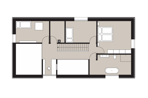 Grundrisse aus HÄUSER - [SCHÖNER WOHNEN]