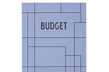 Buch "Budget", Design Letters