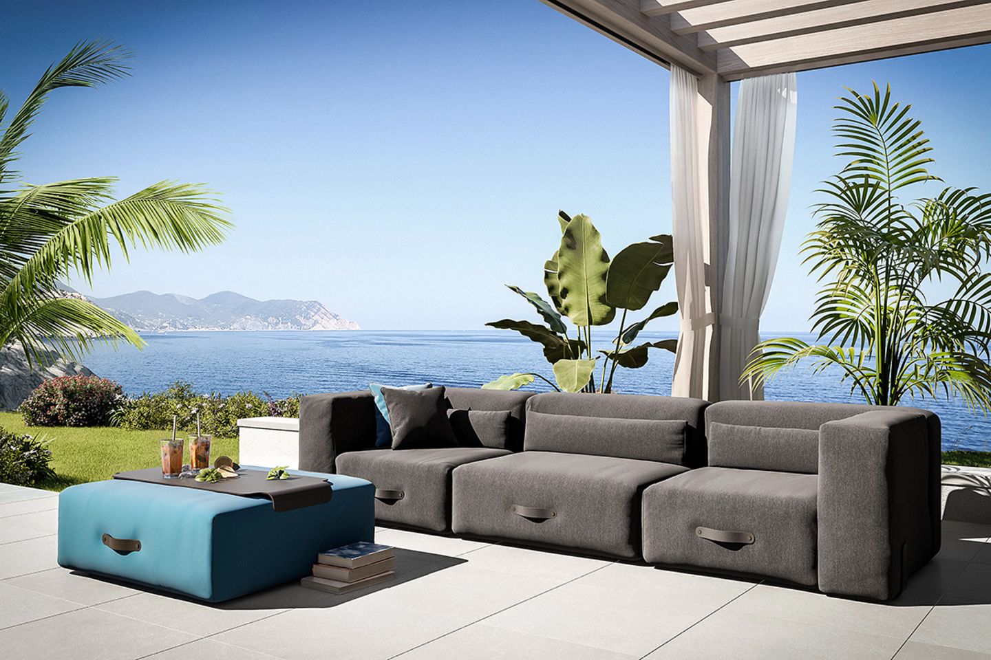 Outdoor-Sofa "Miami" von Conmoto
