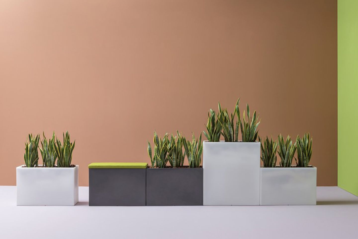Geometrisch: Blumenkasten "Kado" von Pedrali - [SCHNER WOHNEN]