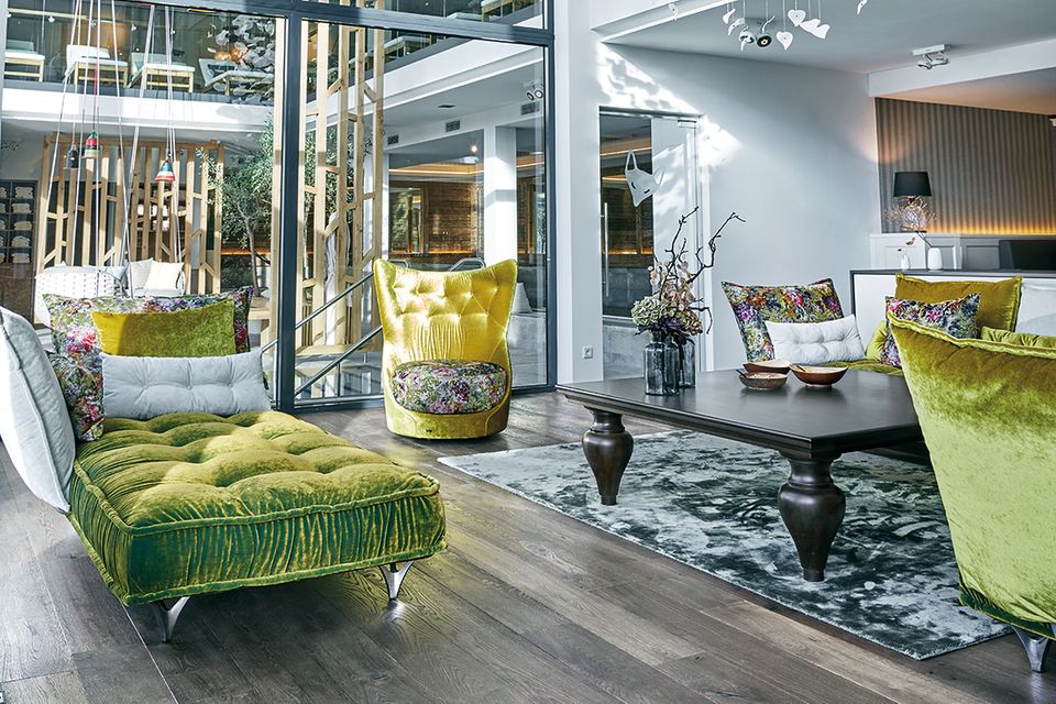 Der Living-Room-Spa-Bereich des Landhotel Voshövel