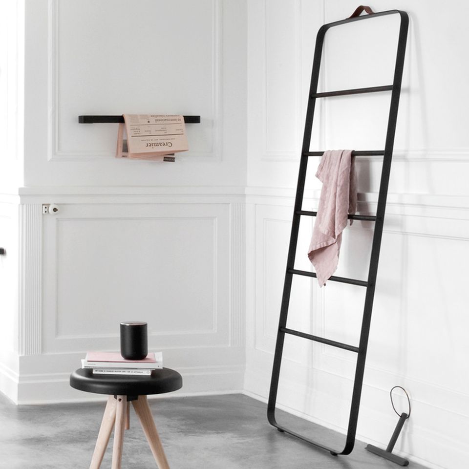 Auf mehreren Etagen: Platzsparende Handtuchleiter - [SCHÖNER WOHNEN]
