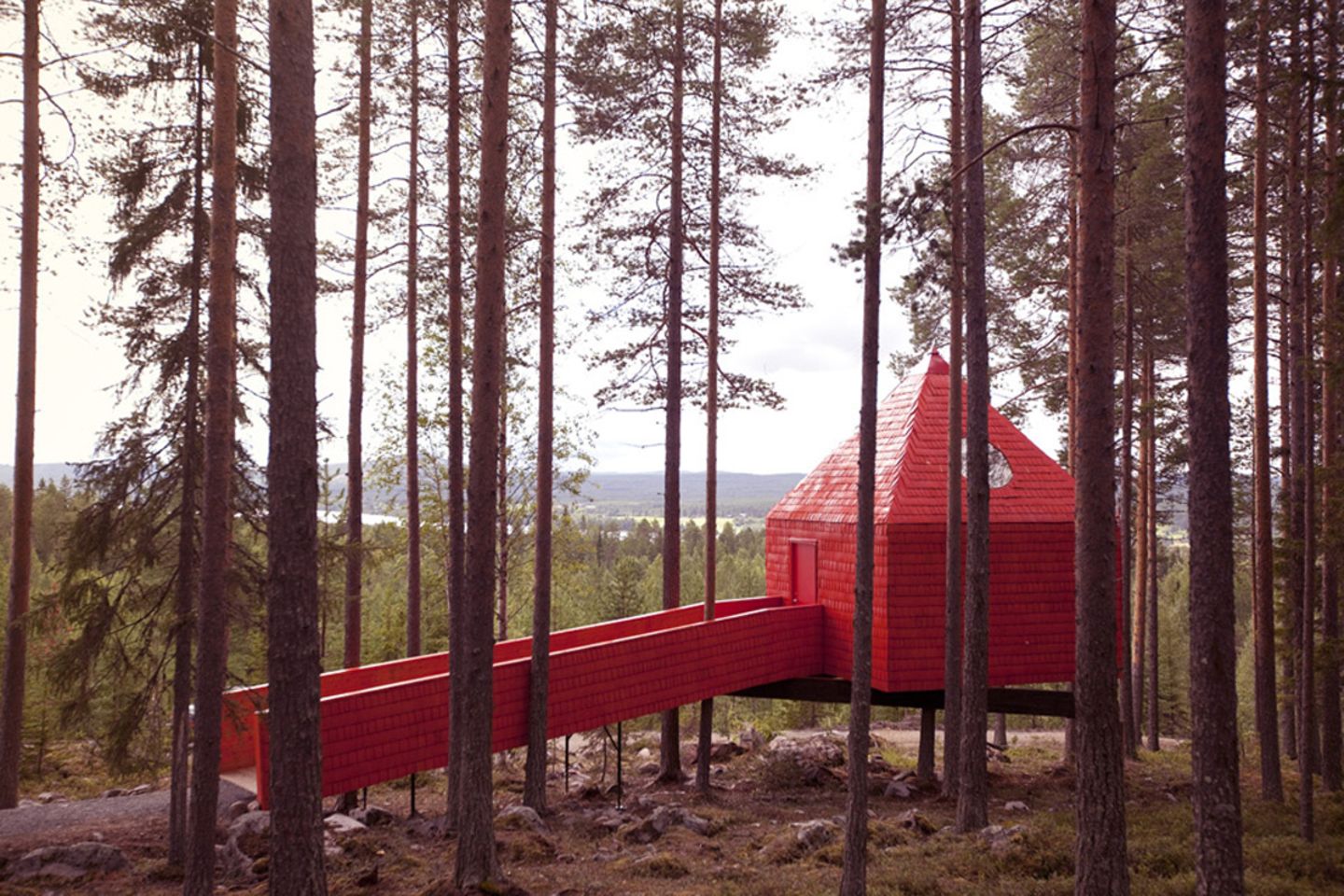 Baumhaus des Treehotels in Schweden