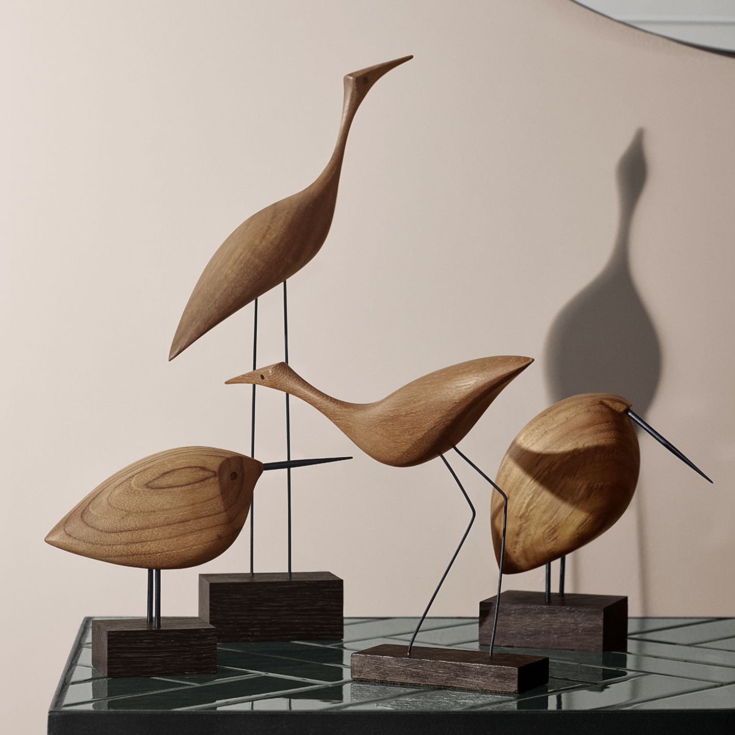 Holzfiguren "Beak Birds" von Warm Nordic
