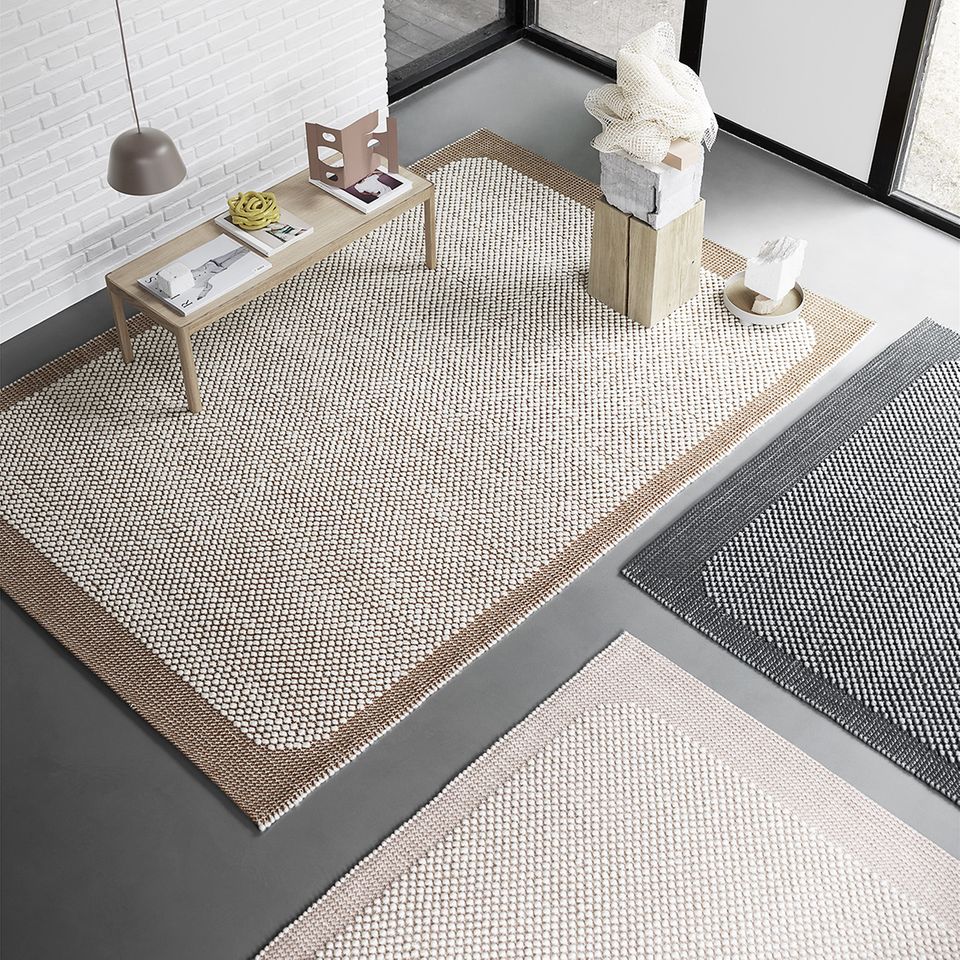Tipp 12: Den Strand ins Wohnzimmer holen Teppich "Pebble" von Muuto