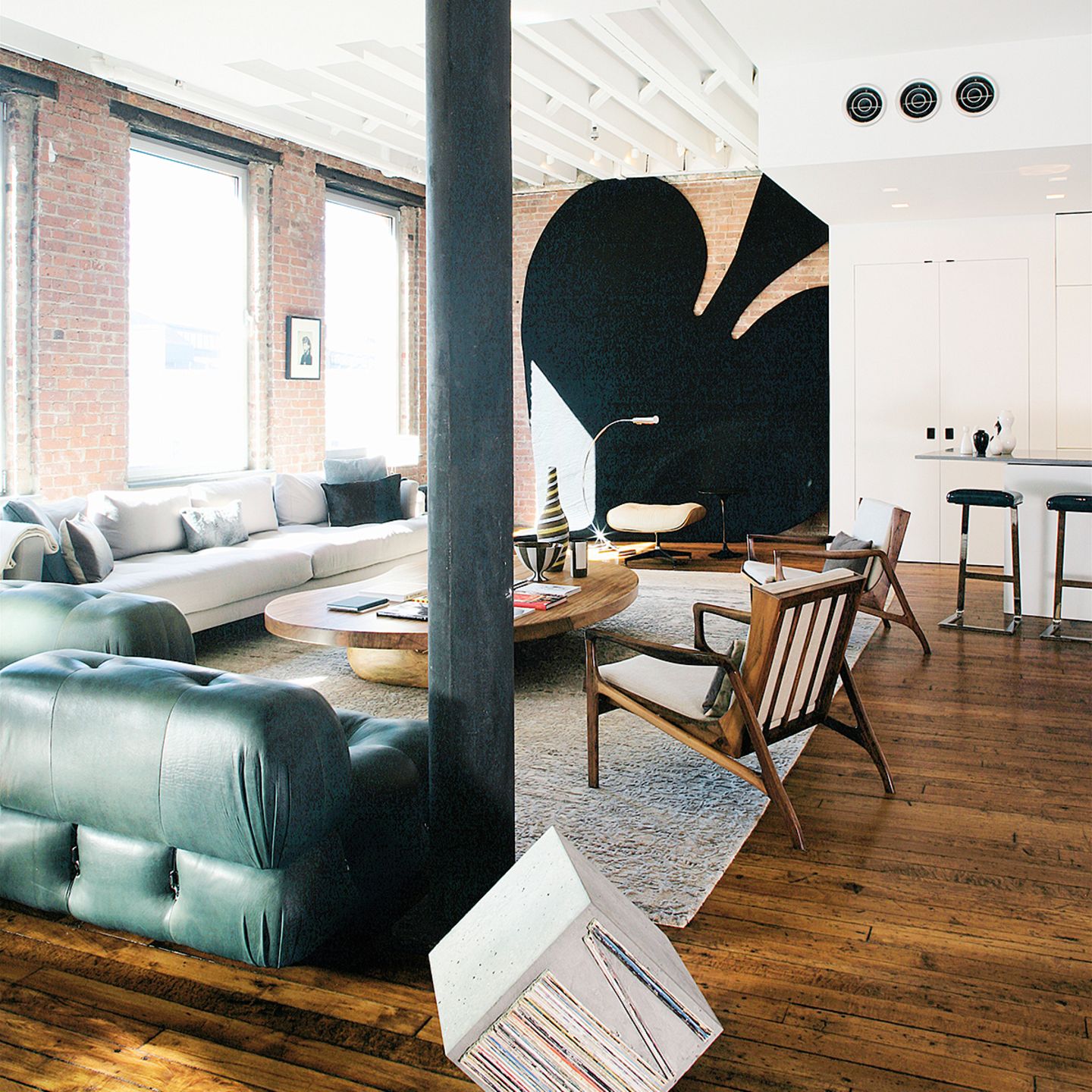 Industrial Style im Wohnzimmer – lässig & minimalistisch ...