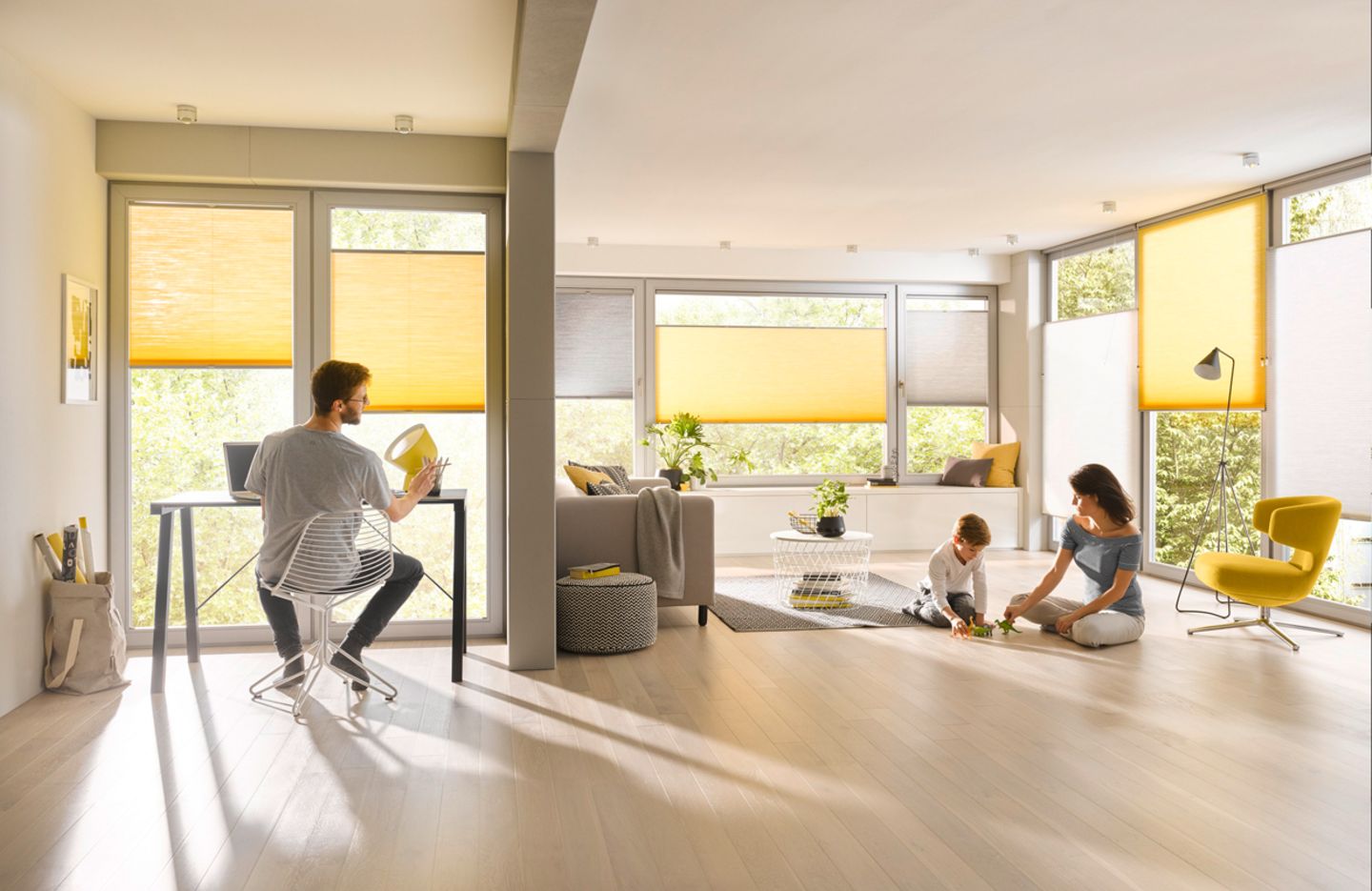 Plissees als Sichtschutz fürs Fenster