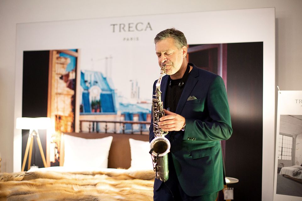 Saxophonist Eike Sax