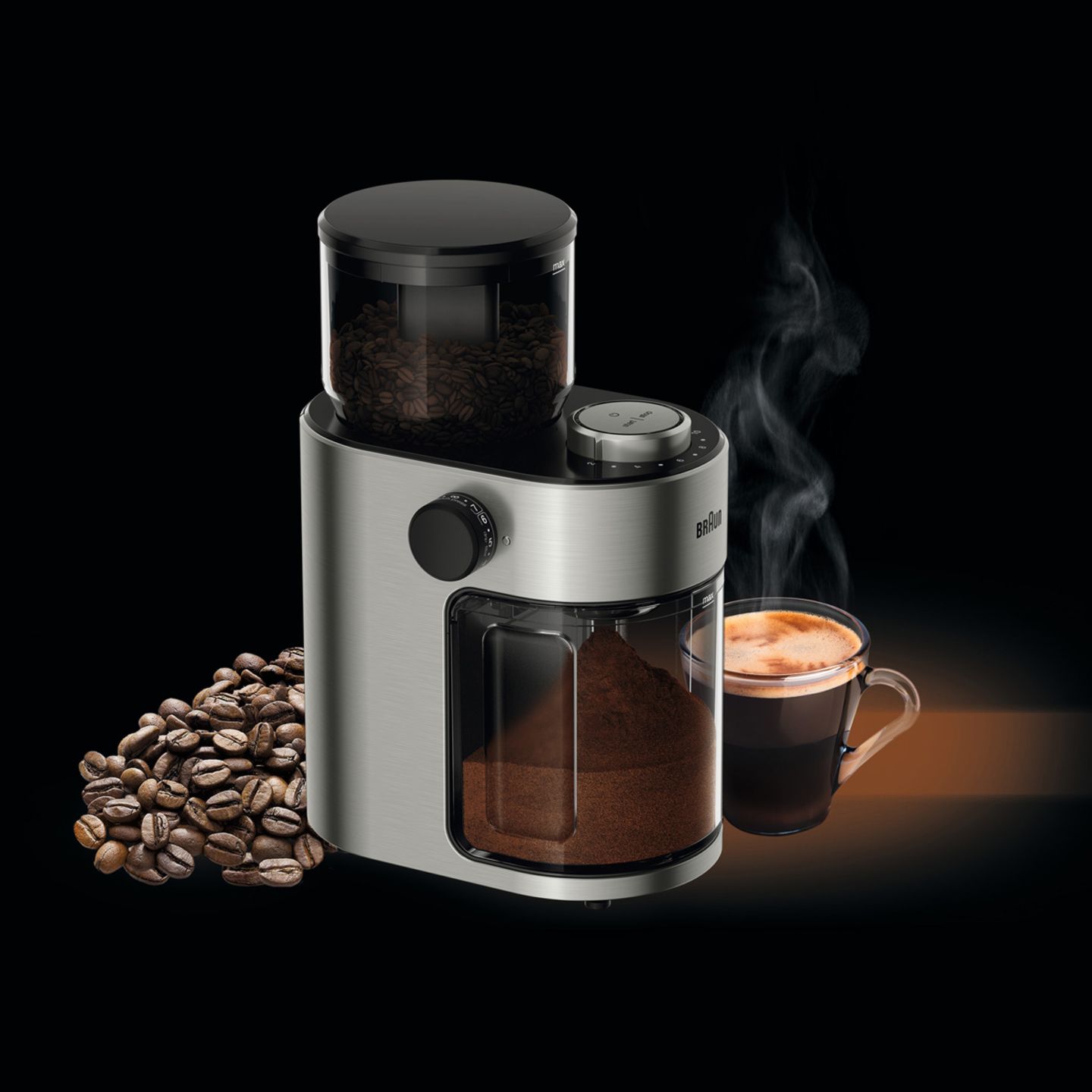 Elektrische Kaffeemühle "FreshSet" von Braun