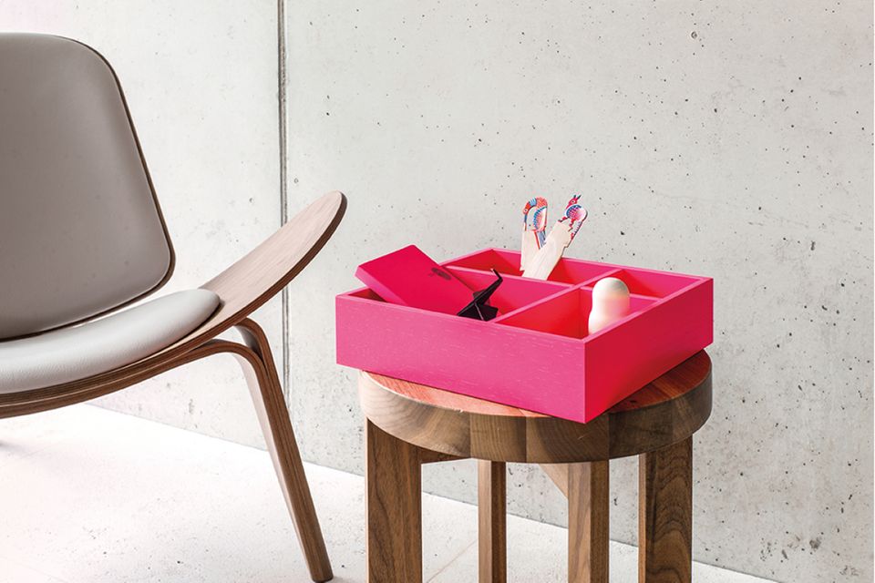 Ordnungsbox in pink von Schönbuch