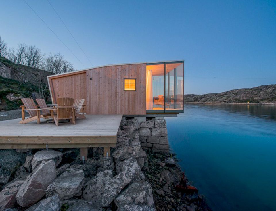 Ferienhäuser "Manshausen", Leinesfjord (Norwegen) Ferienhäuser Manshausen