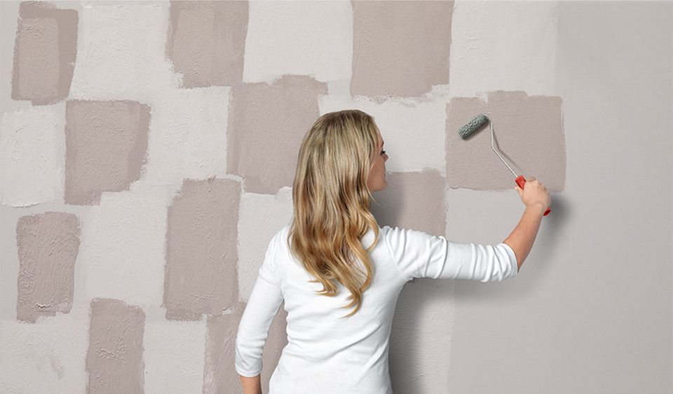 Schritt 2: Effektspachtel auftragen Schritt 2: Effektspachtel auftragen
