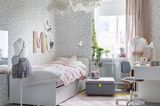 Mädchenzimmer: Bett "Släkt" von Ikea