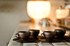 Espressotassen von Kaffeeform aus Kaffeeabfall