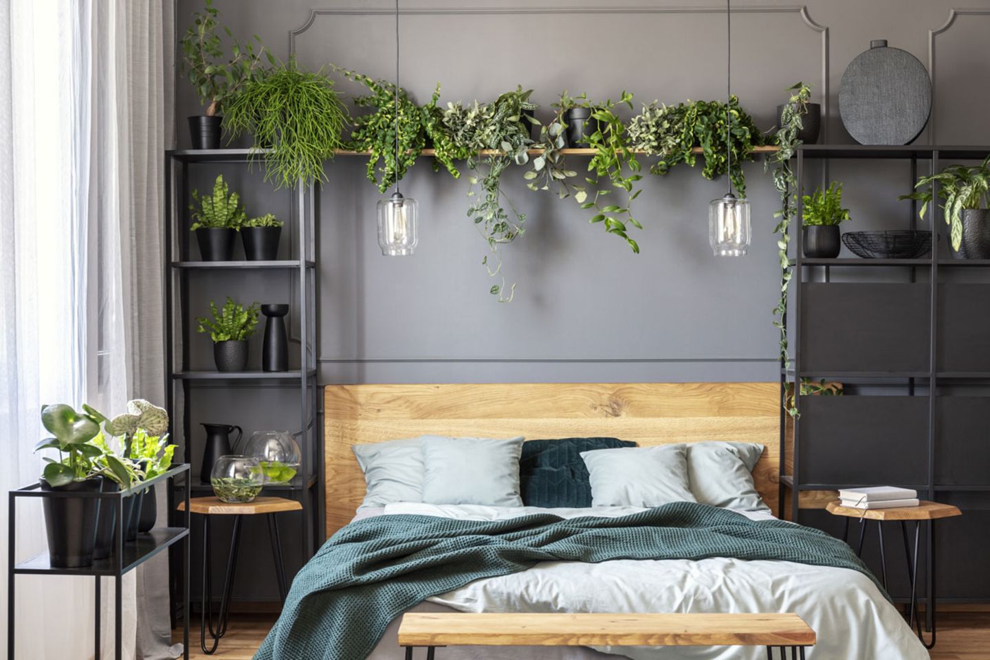 Hngepflanzen im Schlafzimmer - [SCHNER WOHNEN]
