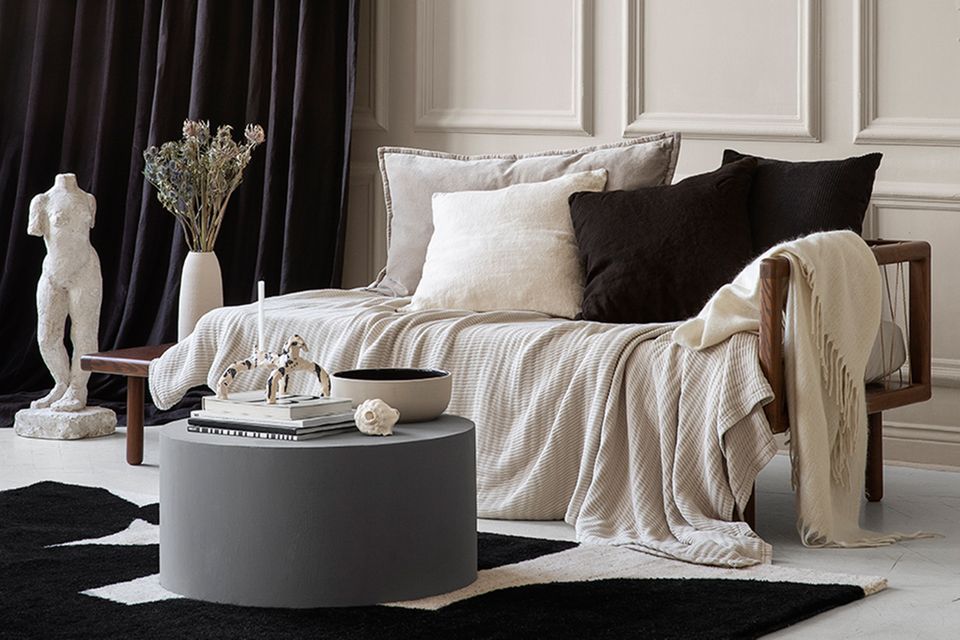 Tagesdecke aus Bio-Baumwolle von Granit - Bild 10 - [SCHÖNER WOHNEN]