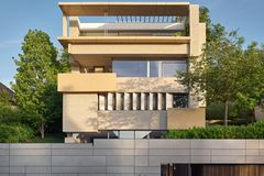 Moderne Villa als Leistungsschau: Fassade