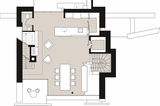 Moderne Villa als Leistungsschau: Grundriss